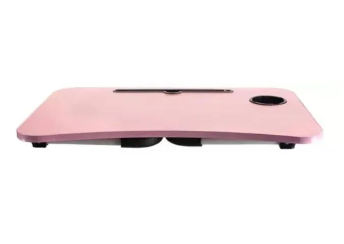 Mesa Dobrável para Notebook/Tablets/Refeições Cor Rosa - Foto 4