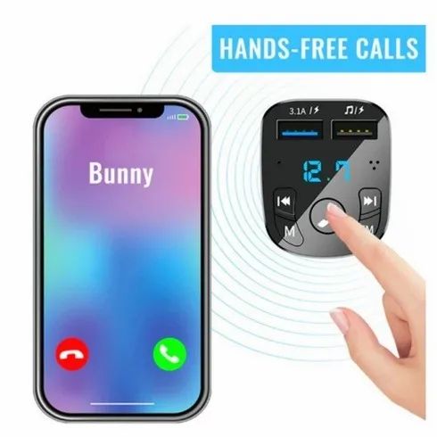 Transmissor Receptor FM Bluetooth Carregador Carro Caminhão Veicular Atende Ligações - Foto 3