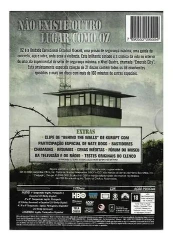 Dvd Série Oz - Box Série Completa - 21 Discos Semi Novos - Foto 2