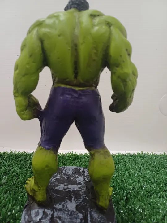 Hulk - Figura de ação Boneco Resina Estátua 20cm  - Foto 5
