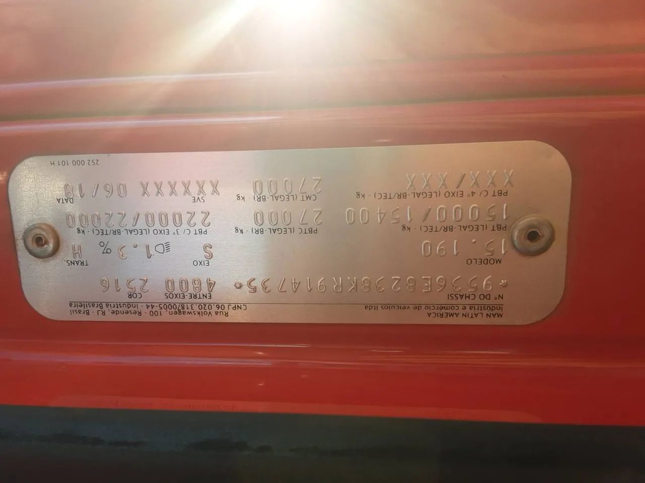 Volkswagen 15.190 E Constellation 2p (diesel)(E5) 2018/2019 Vamos Seminovos  CURITIBA - Foto 7