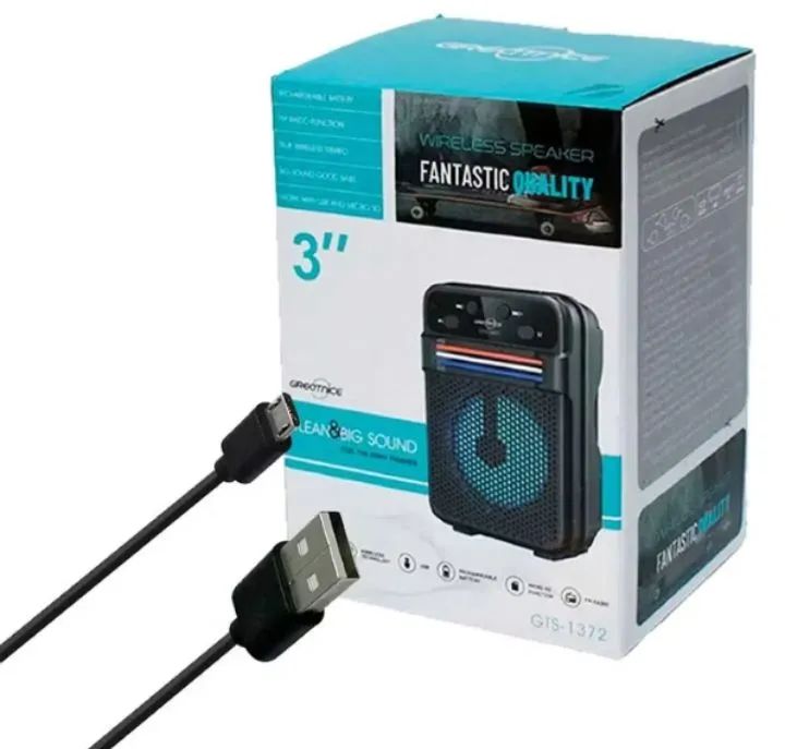 Caixa de Som Bluetooth Portátil - Som Incrível!