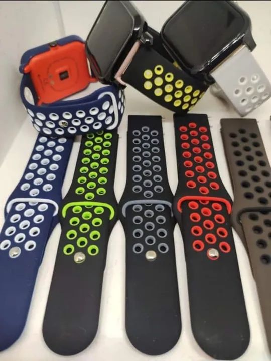 Pulseira Estilo Nike para Smartwatch encaixe de 20mm - Foto 2