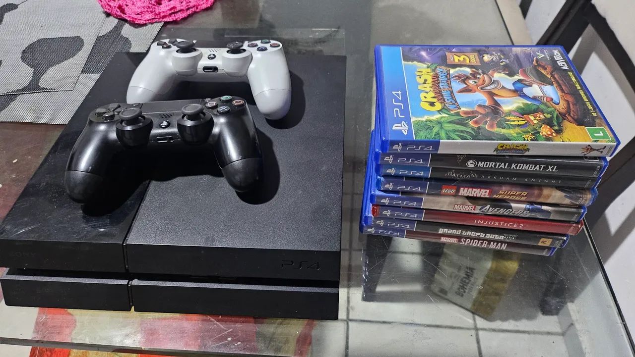 Playstation 4 com jogos