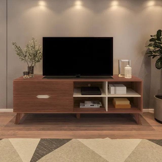 Rack para TV até 75" Com Duas Gavetas 1.80M. Produto Novo! - Foto 2