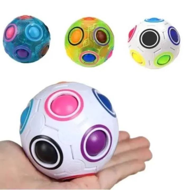 Fidget Toy Rainbow Ball Puzzle Cubo Mágico<br> - Foto 3