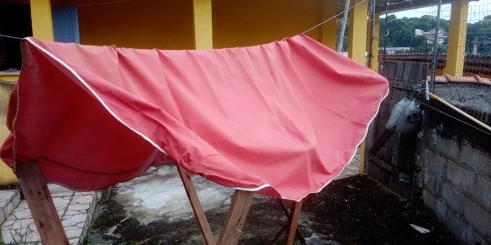 Toldo cobertura e saia para barraca de camelô - Foto 2