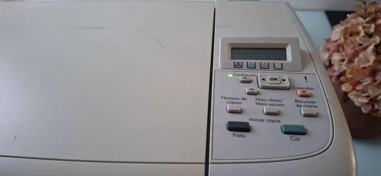 Impressora hp Color CM 1312 MFP usado - Foto 3