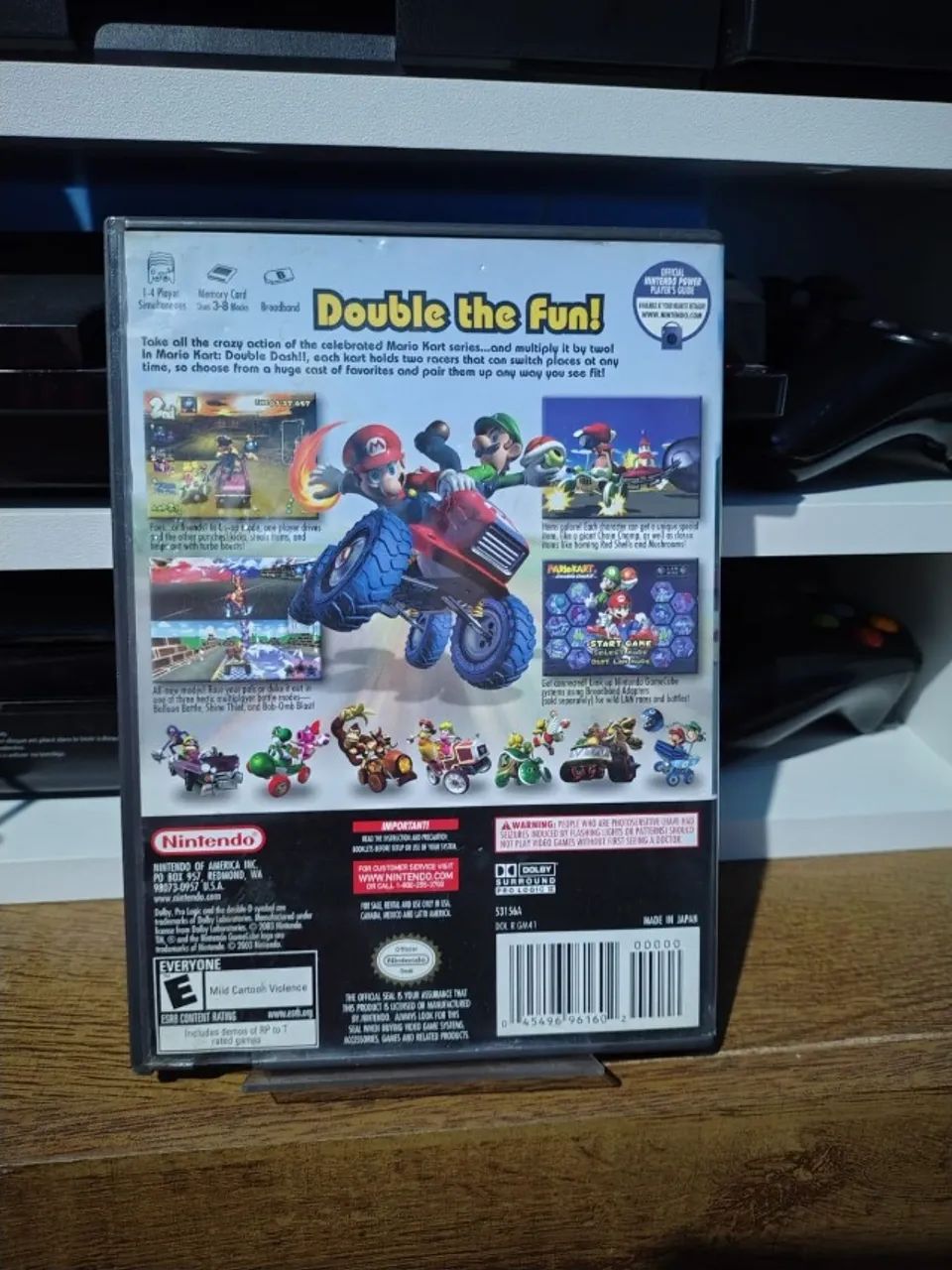 Mario Kart Double Dash com disco bônus Gamecube Raro - Foto 2