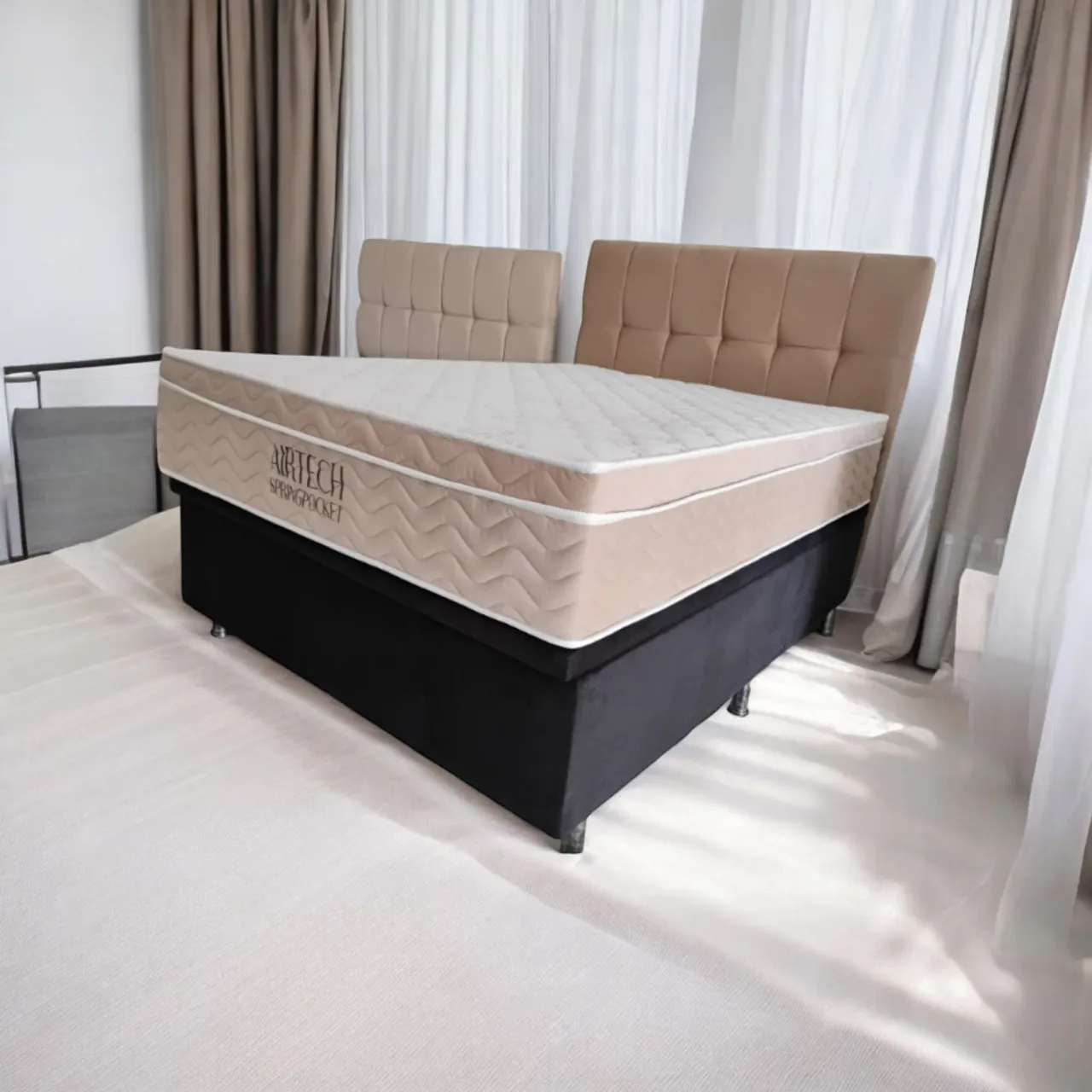 Cama Box Airtech Spring, Pocket Molas Ensacadas - Novo