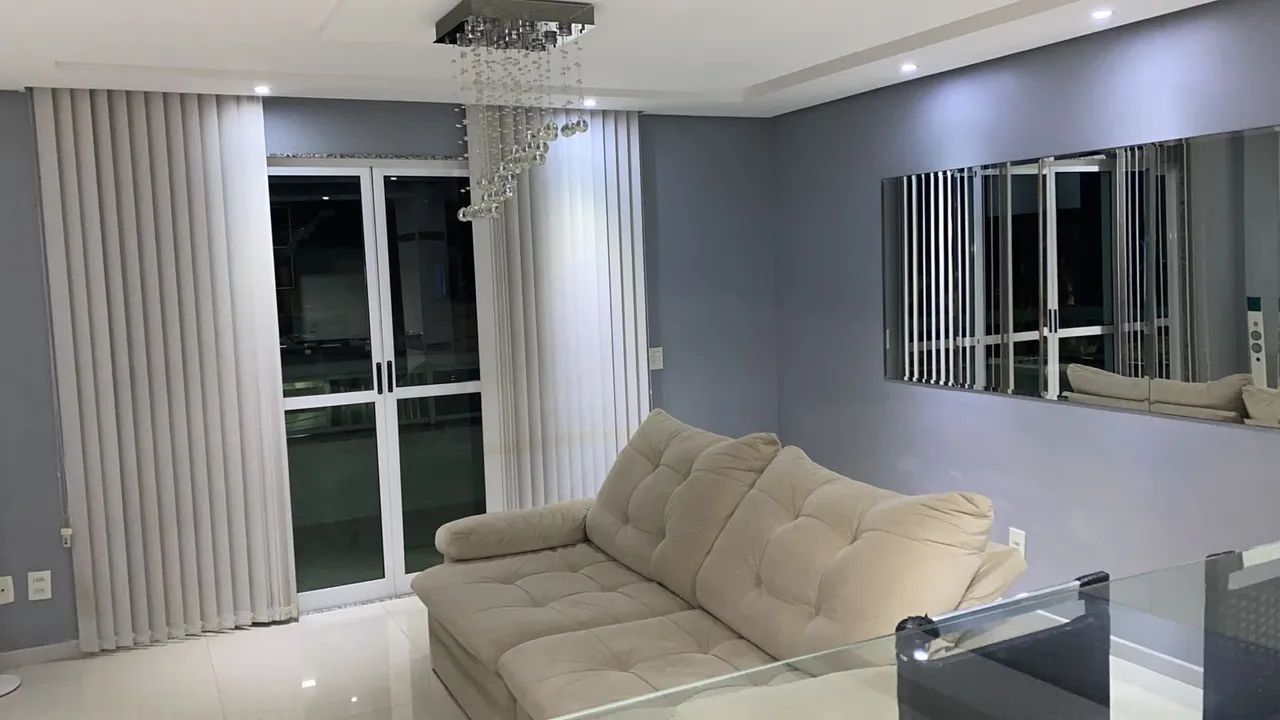 Apartamento 2 suítes mobiliado de luxo recreio