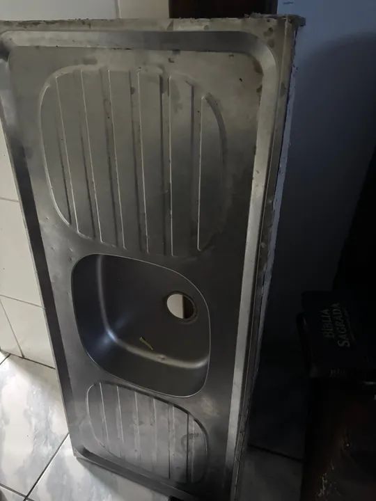 Cuba de cozinha em aço inox