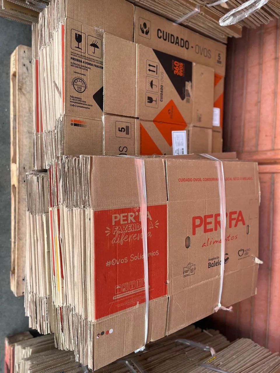 Lote de caixa de papelão modelo  0vo  - Foto 2