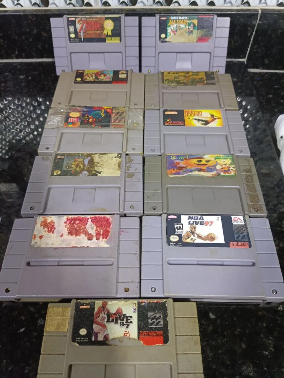 Coleção de Jogos Super Nintendo (SNES)