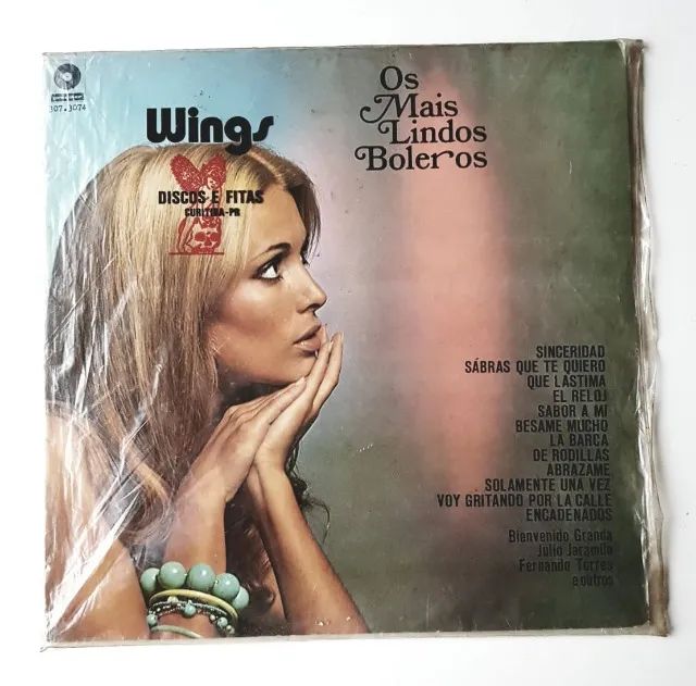 Disco Vinil LP - Os Mais Lindos Boleros - 1979