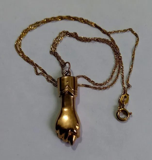 Corrente de Ouro Com Pingente (Figa) - Foto 4