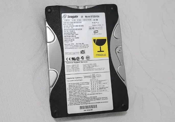 HD Seagate U6 IDE 20GB (Com Defeito) - Foto 2