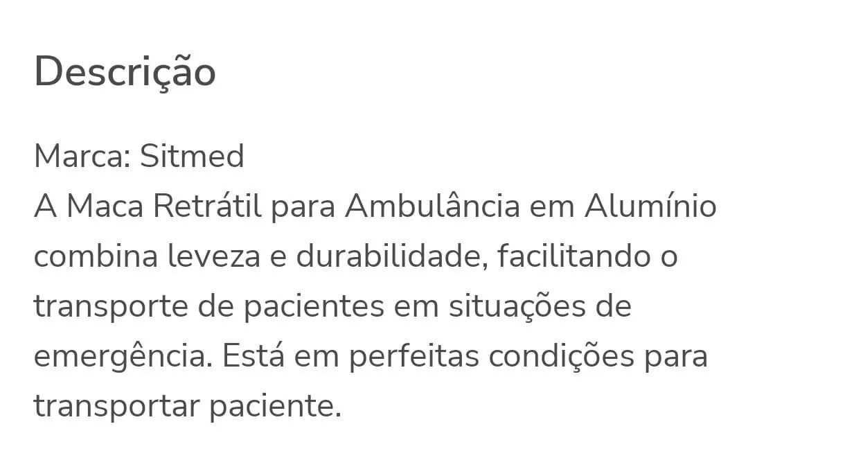 Macar para Transporte de Pacientes - Foto 5