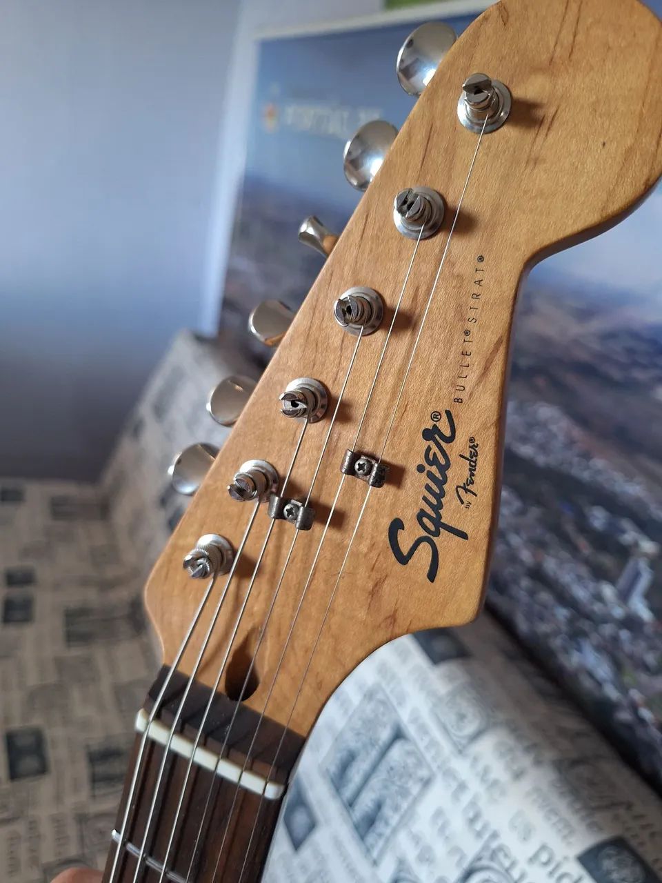 Squier Bullet com upgrades - Foto 5
