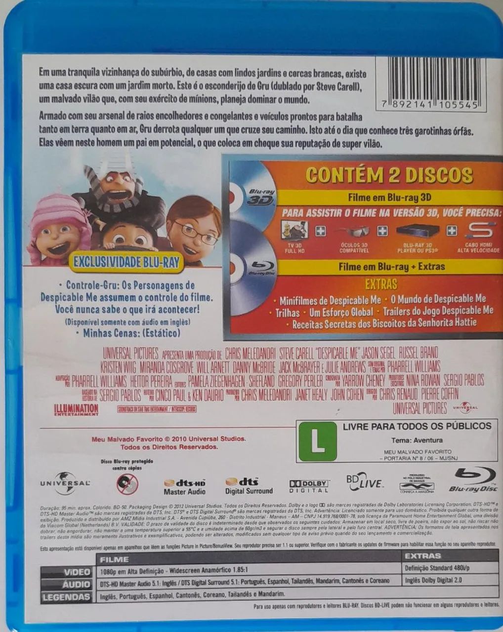 Meu Malvado Favorito 2D/3D - Foto 2