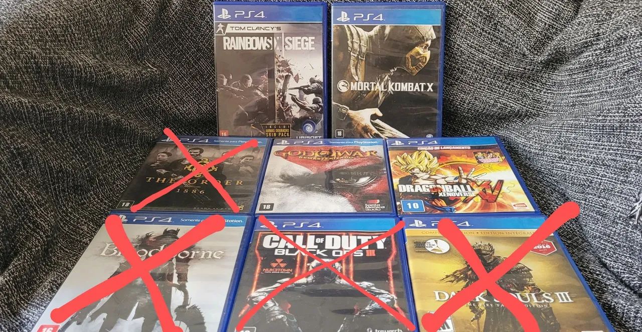 Jogos originais ps4 