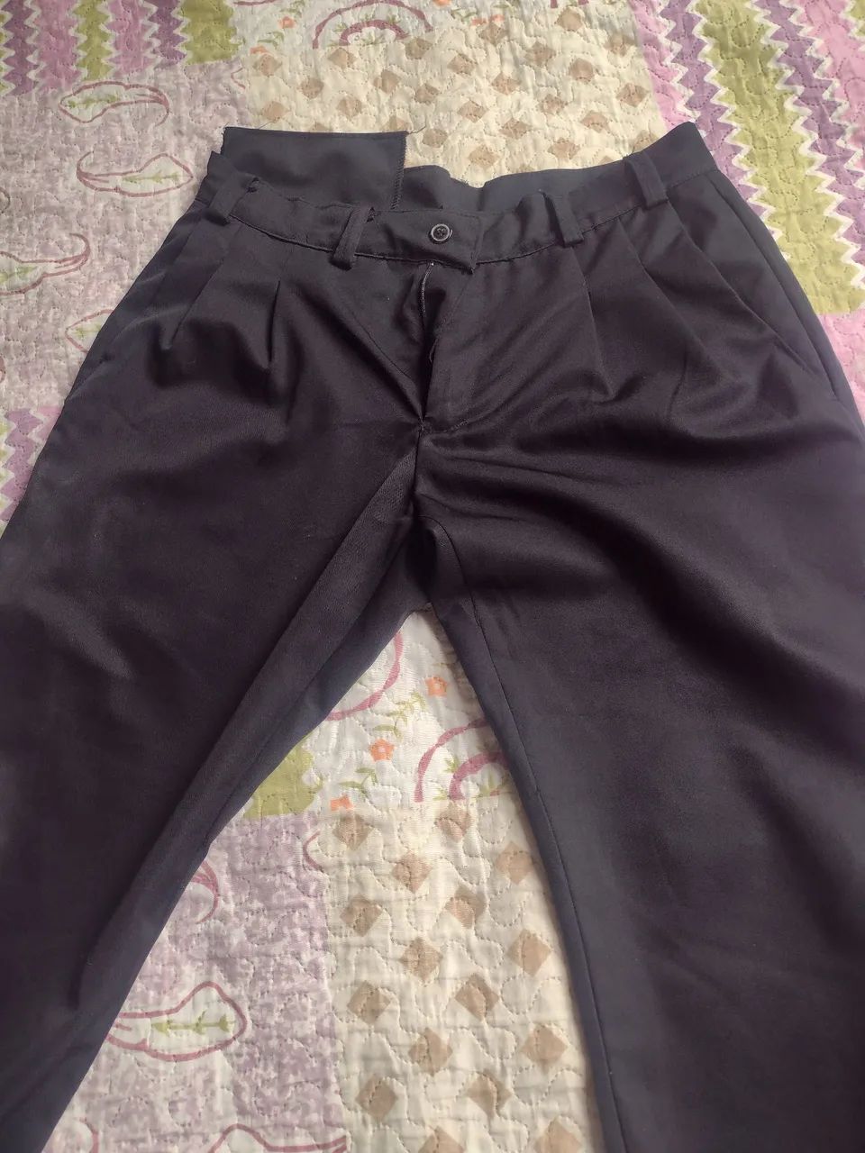 Calça Social Preta Masculina - Foto 4