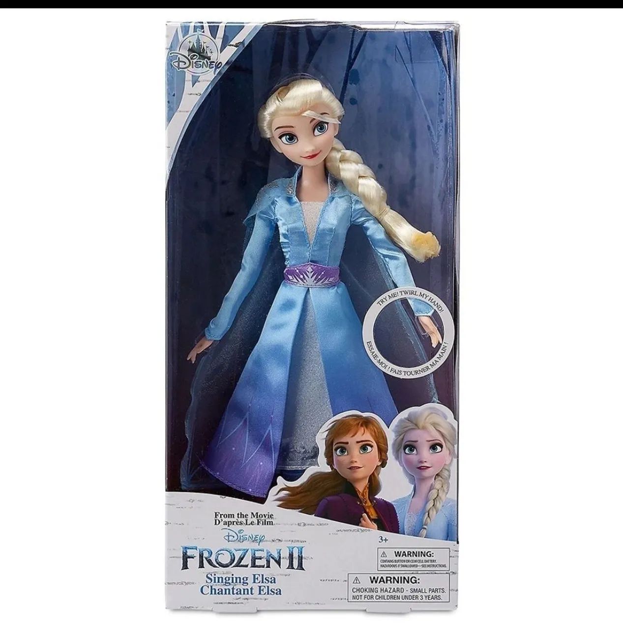 BONECA BARBIE FROZEN ELSA SING FUNCIONANDO NOVA LACRADA