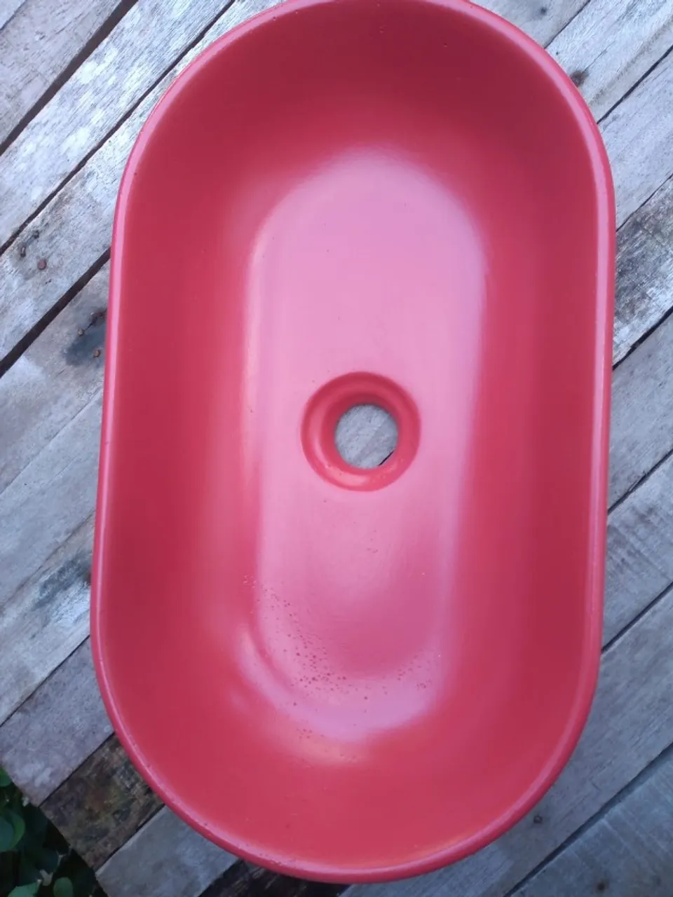 LUXUOSA CUBA VERMELHA LAVABO / BANHEIRO