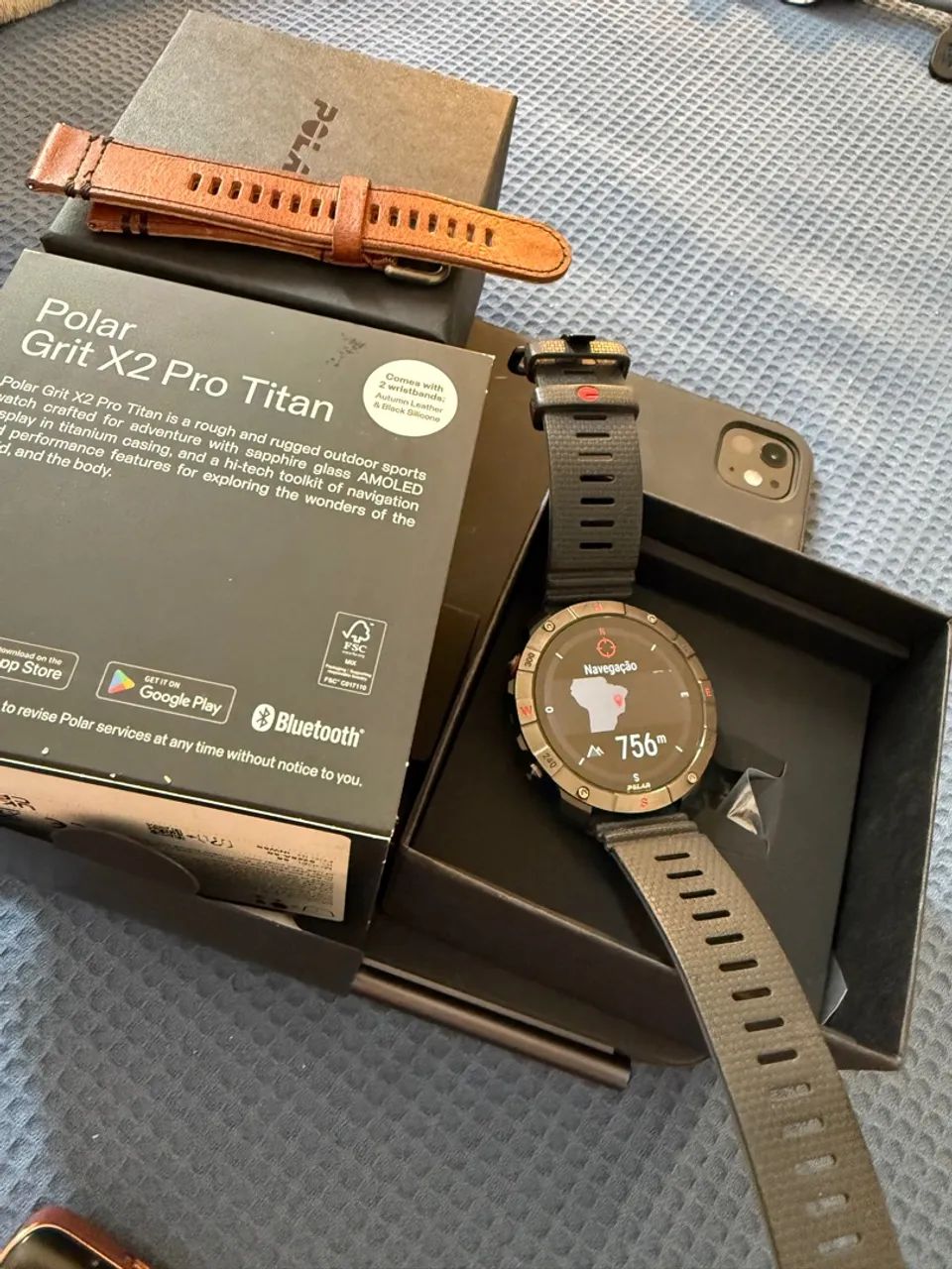 Polar Grit X2 Pro Titan com nota fiscal ( 5 meses )  - Foto 2