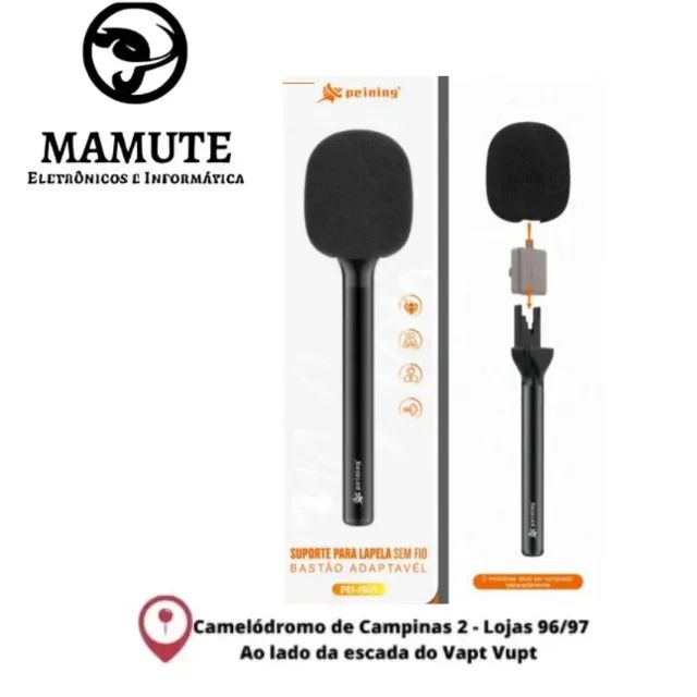Suporte Para Microfone Lapela sem Fio -