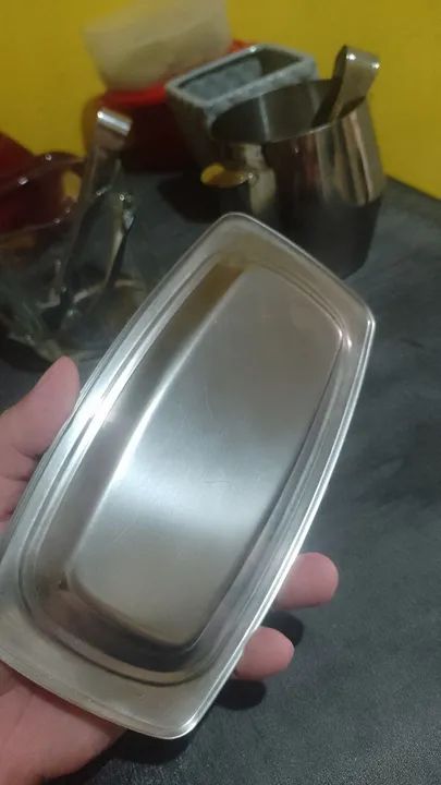 Porta Manteiga em Aço Inox - Foto 5