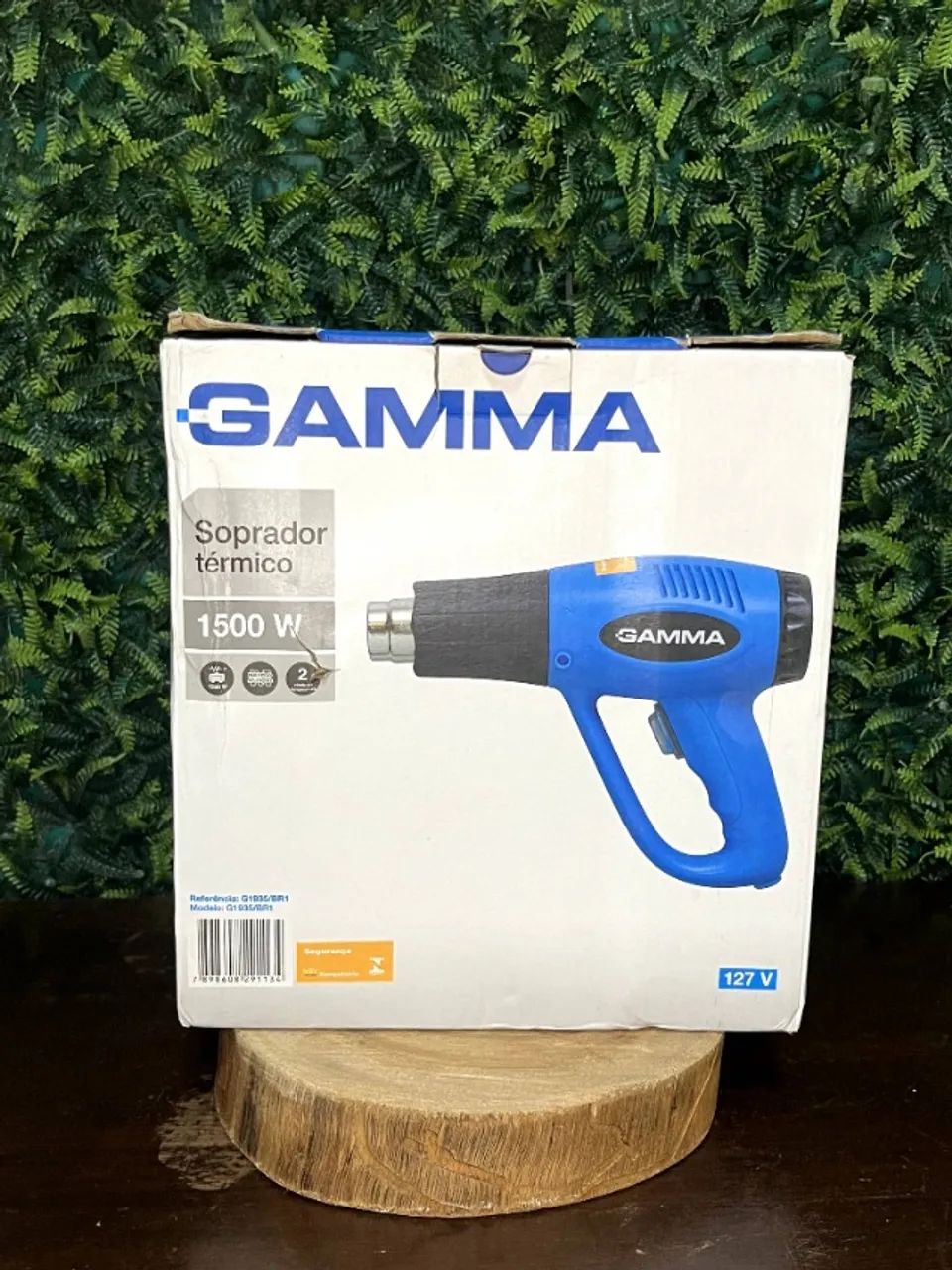 Soprador Termico 1500w Gamma 127V G1935/br1 300°C a 600°C na Cor Azul - Pronta Entrega/6X