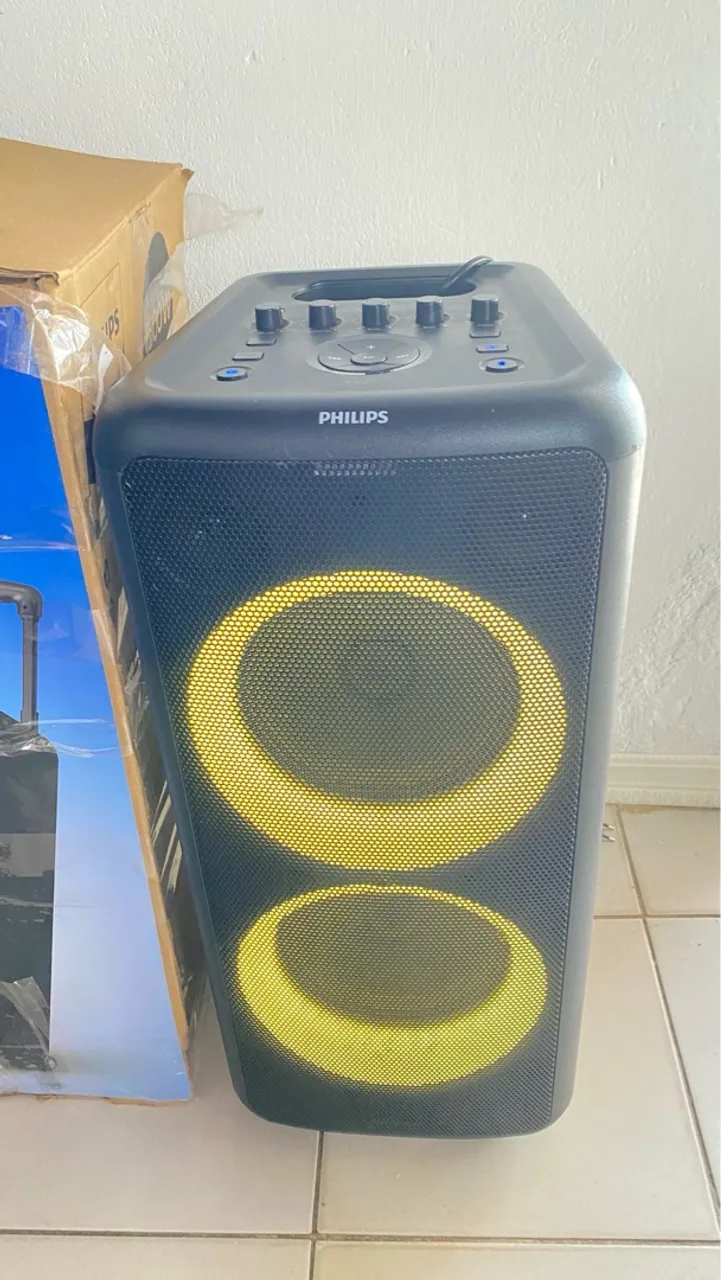 Caixa PHILIPS SOM POTENTE 1600w seminova