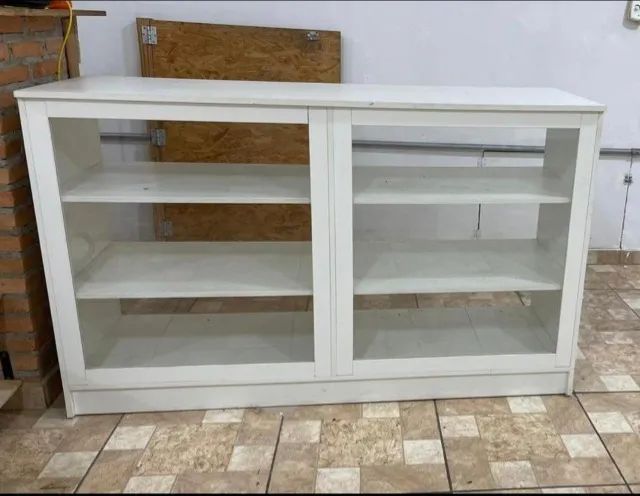 Balcão Planejado Branco MDF Semi Novo