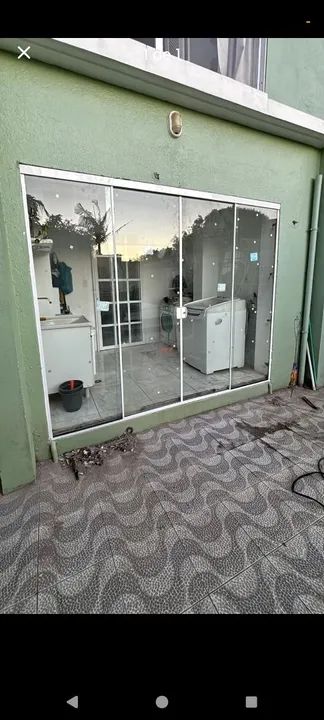 Porta de vidro temperado para jardim - Foto 2