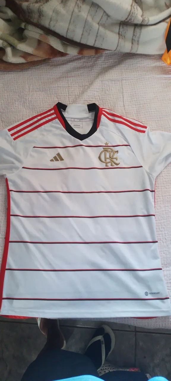 Camisa Flamengo Adidas Listrada Branca e Vermelha E Camisa Holanda 22/23