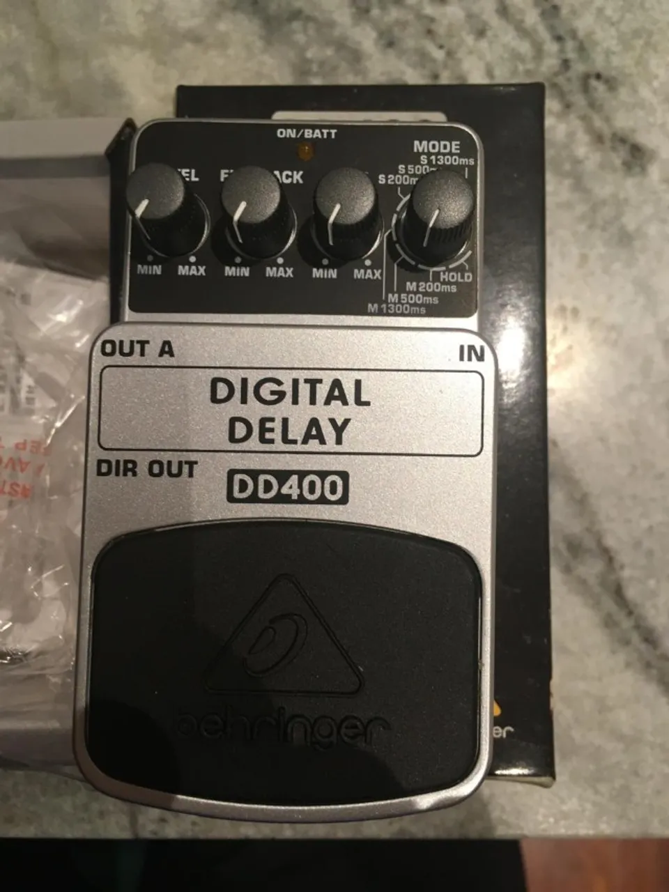 PEDAL BEHRINGER DD-400 DIGITAL DELAY NOVINHO