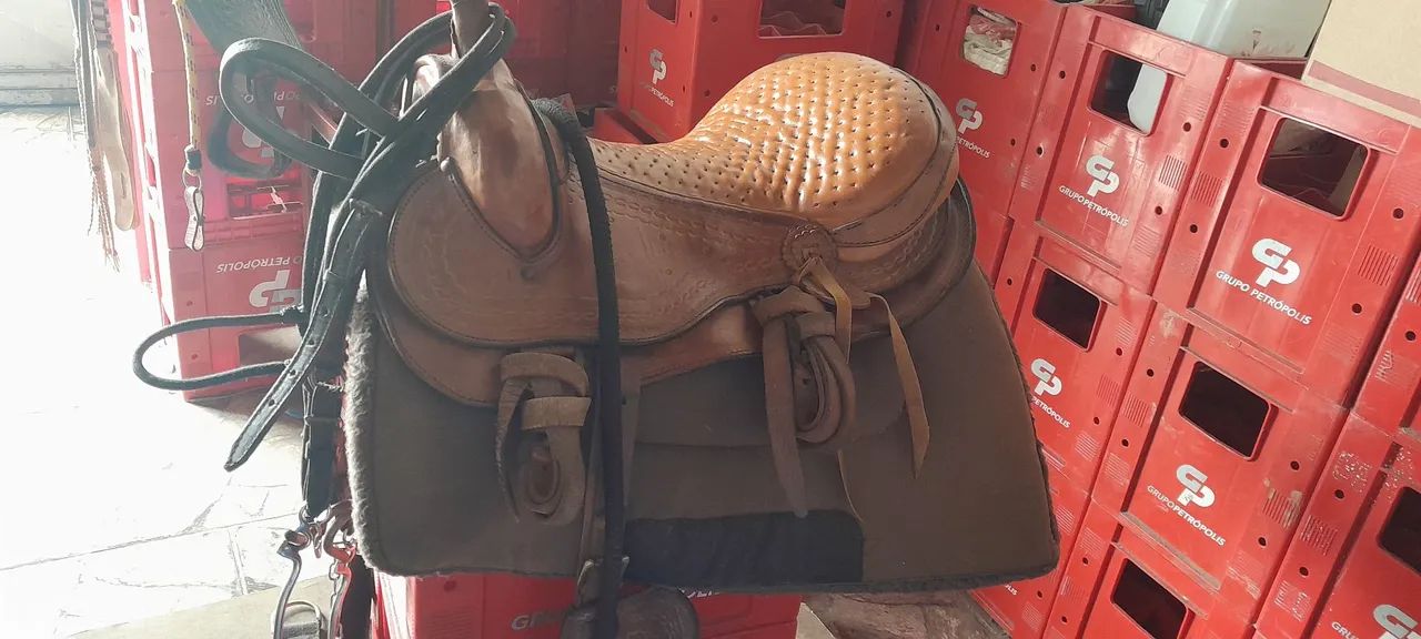 Sela de cavalo usada - Foto 5