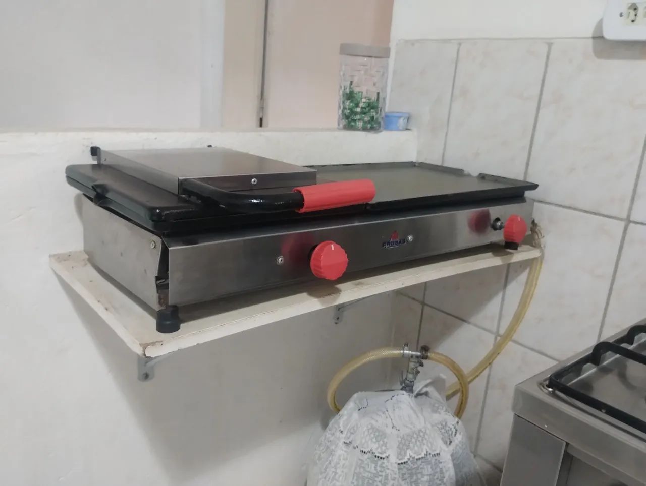 Chapa para Lanches - 2 Bocas - Semi-Nova - Foto 5