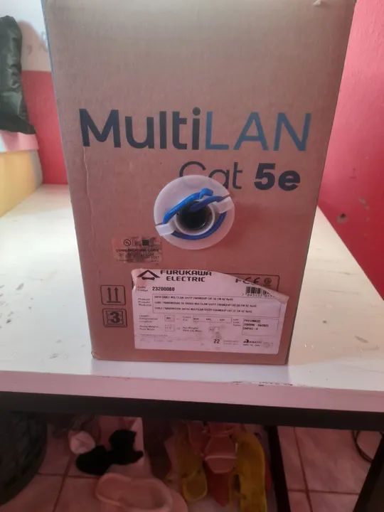 Cabos de rede cat5e Furukawa 
