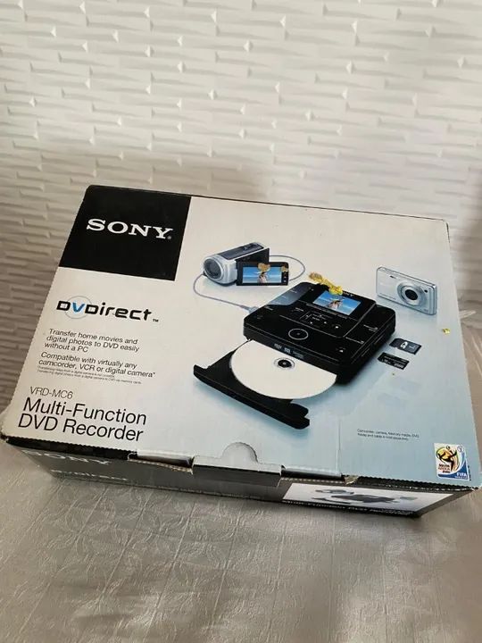 Gravador De Dvd Lcd De 2.7 Ultrassom Sony Vrd-mc6 - Foto 4