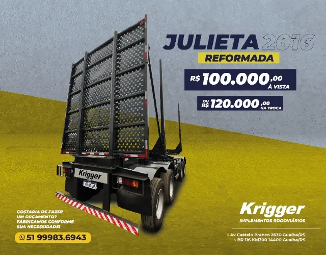 Reboque Julieta e Dolly