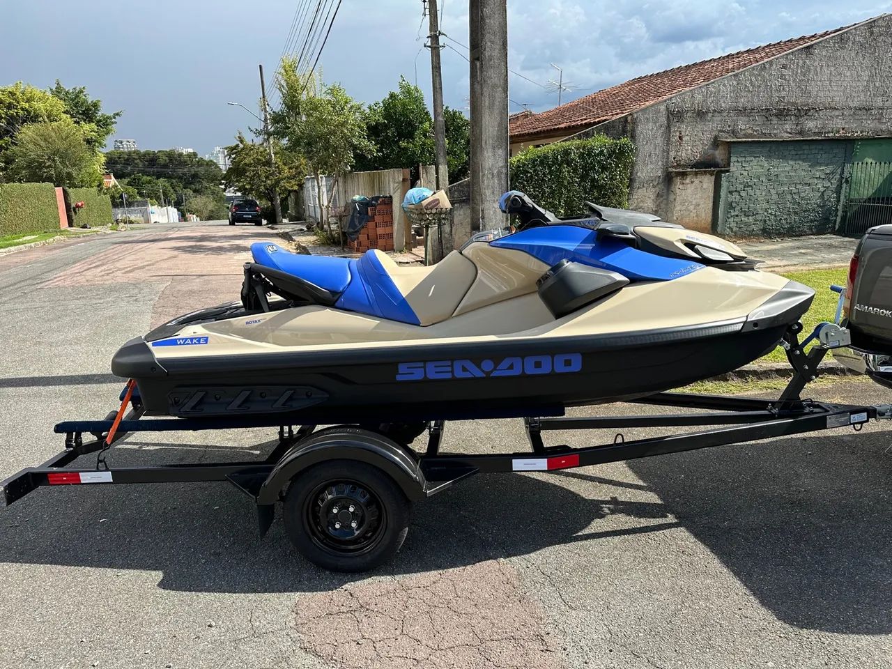 Jet ski Sea Doo Wake 170 2025 sem uso c/carreta okm 65 a vista restante em 12 X sem juros - Foto 11