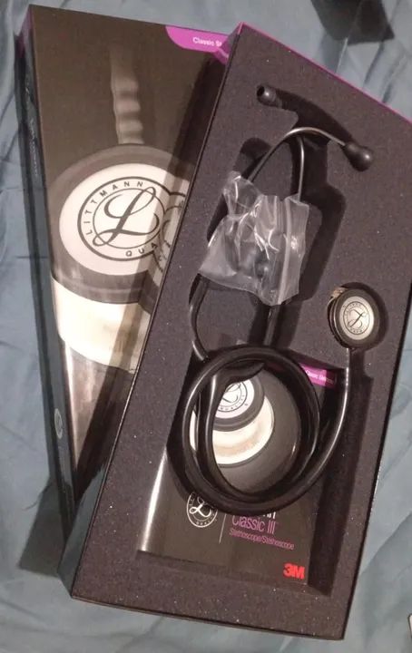 Estetoscópio Littmann Classic III da 3M novo - Foto 2