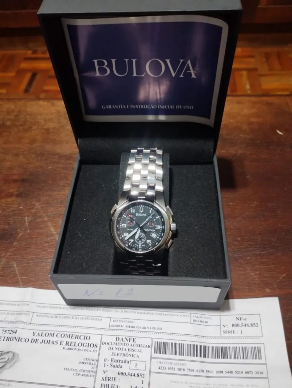 Relógio de luxo BULOVA