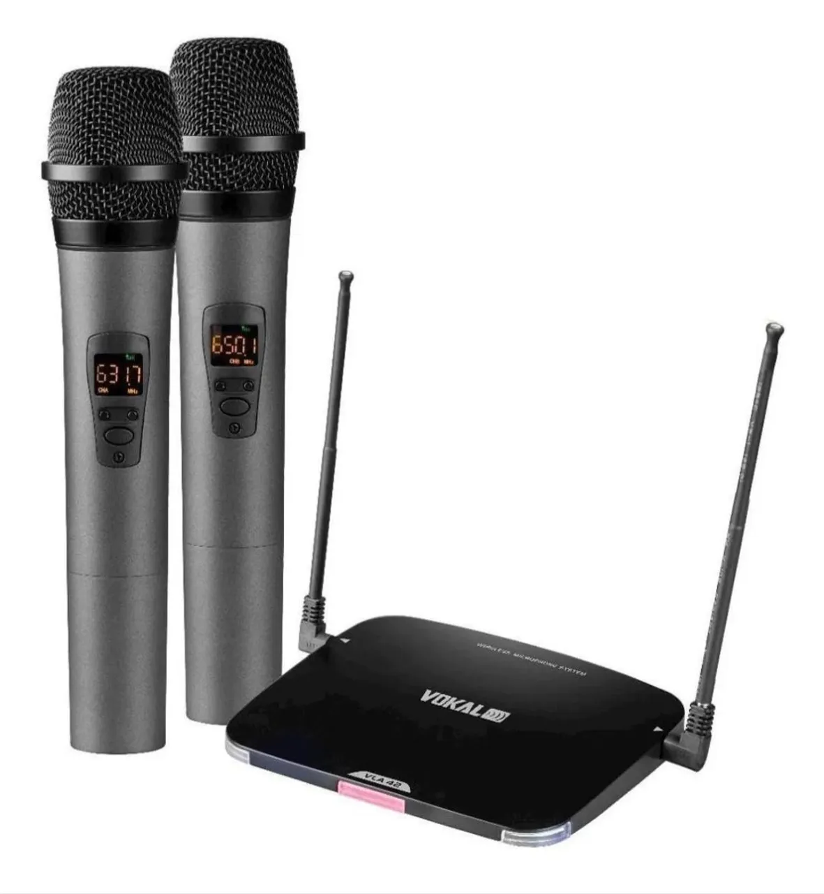 Microfone Sem Fio Microfone Vokal VLA-42 - Qualidade Profissional