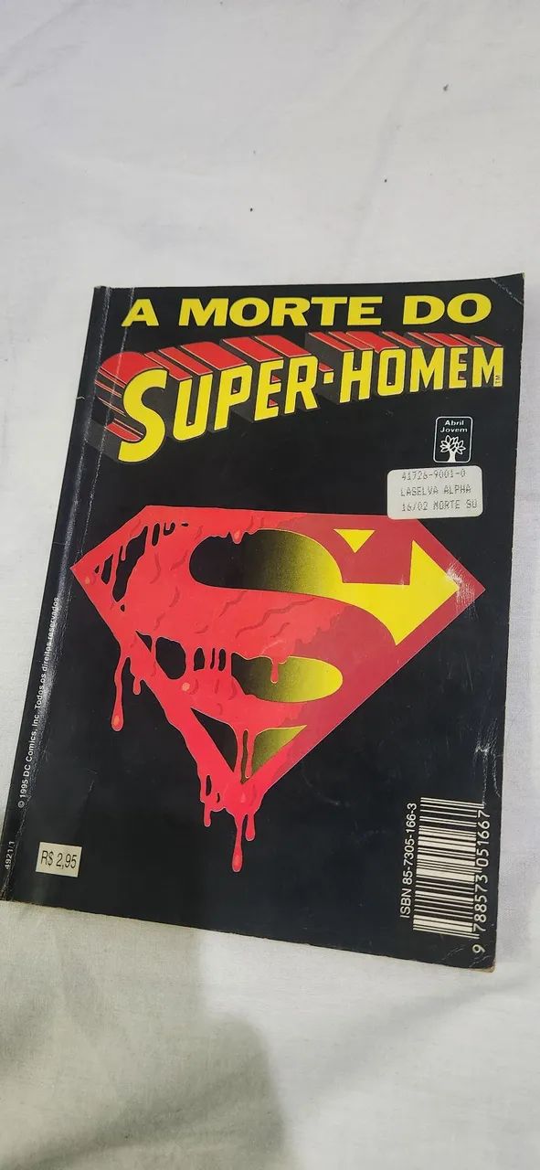 Revista em Quadrinhos A MORTE DO SUPER-HOMEM