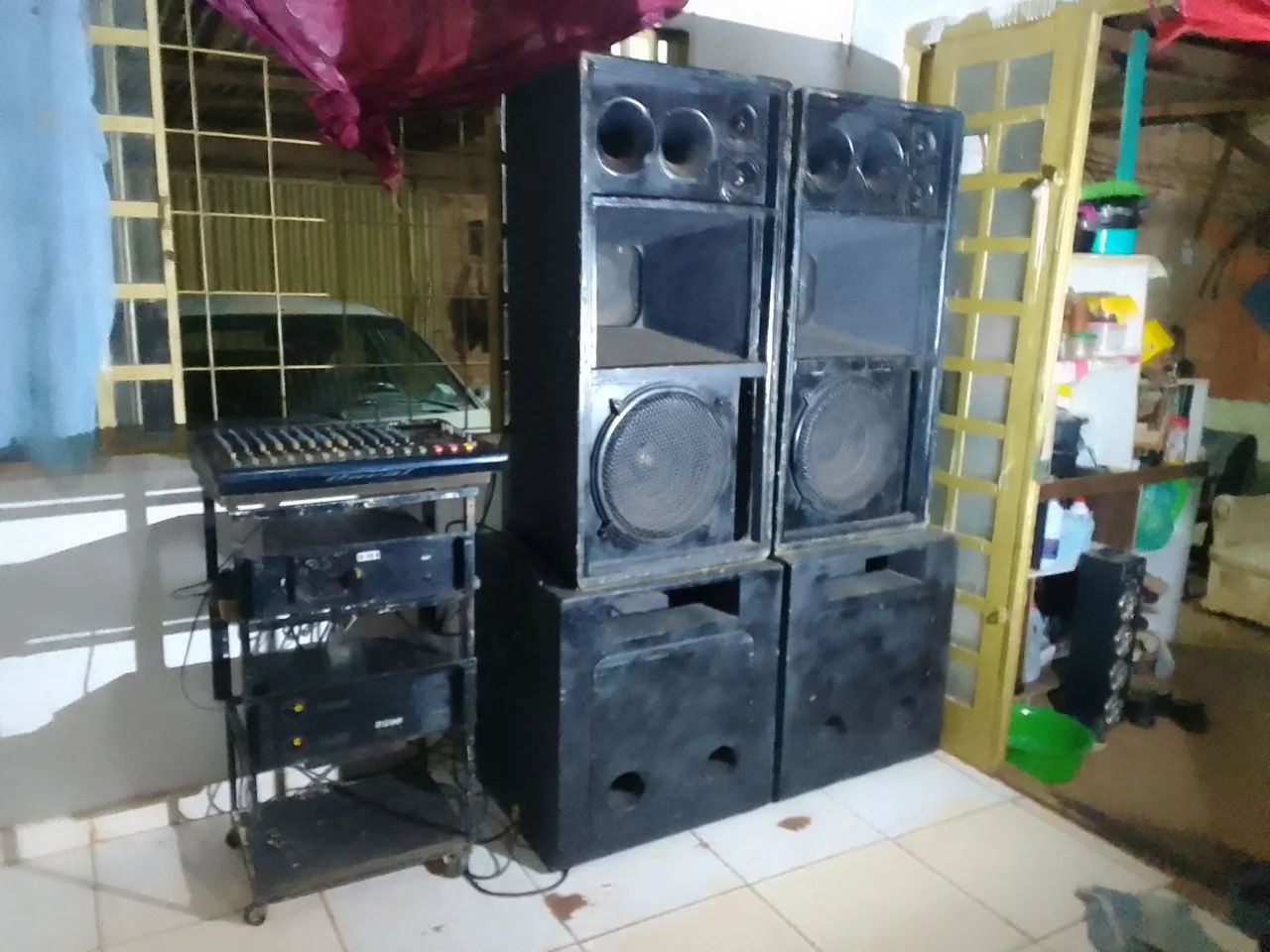 Som profissional para eventos e festa 