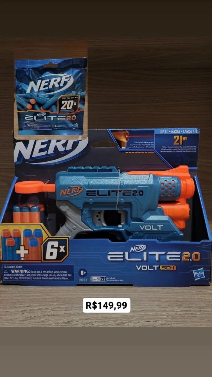 Nerf Elite 2.0 Volt SD-1 - Blaster de dardos - Novo