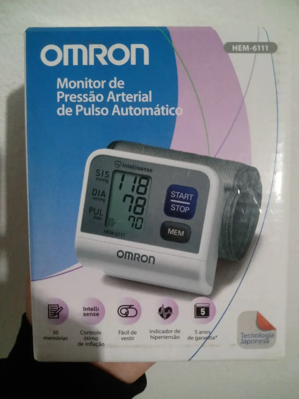 Monitor de Pressão Arterial OMRON HEM-6111